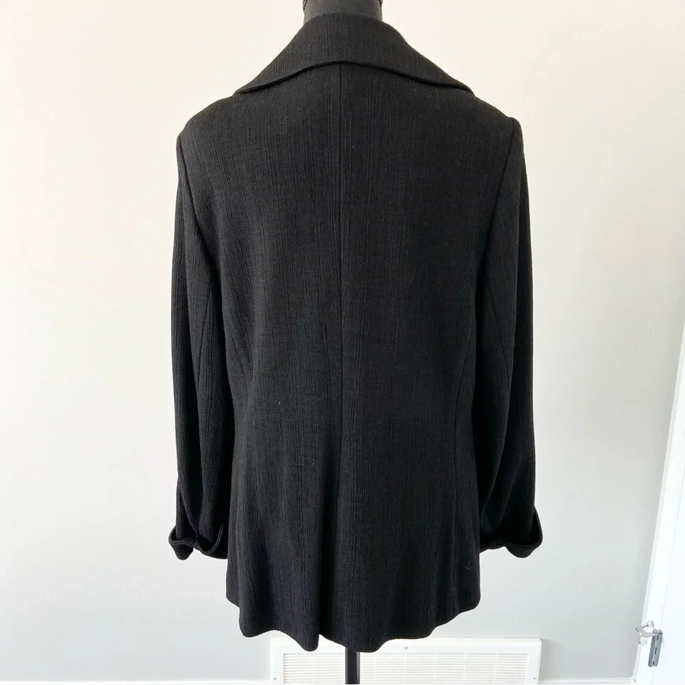 Evelin Brandt  Berlin Wool Blend Made In Germany Blazer - Picture 3 of 14